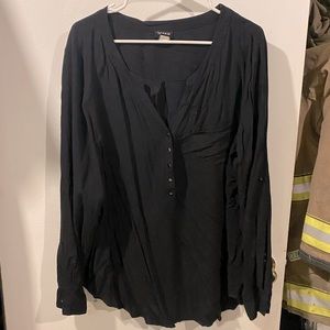 Size 3 or 22/24 black torrid blouse.